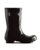 Imagen de Hunter Bota de lluvia Original caña corta brillosa Mujer - Negro
