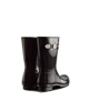 Imagen de Hunter Bota de lluvia Original caña corta brillosa Mujer - Negro