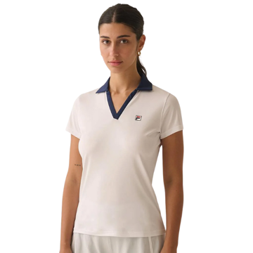Imagen de FILA F-box tennis basic Polo tenis para mujer - Blanco/Marino